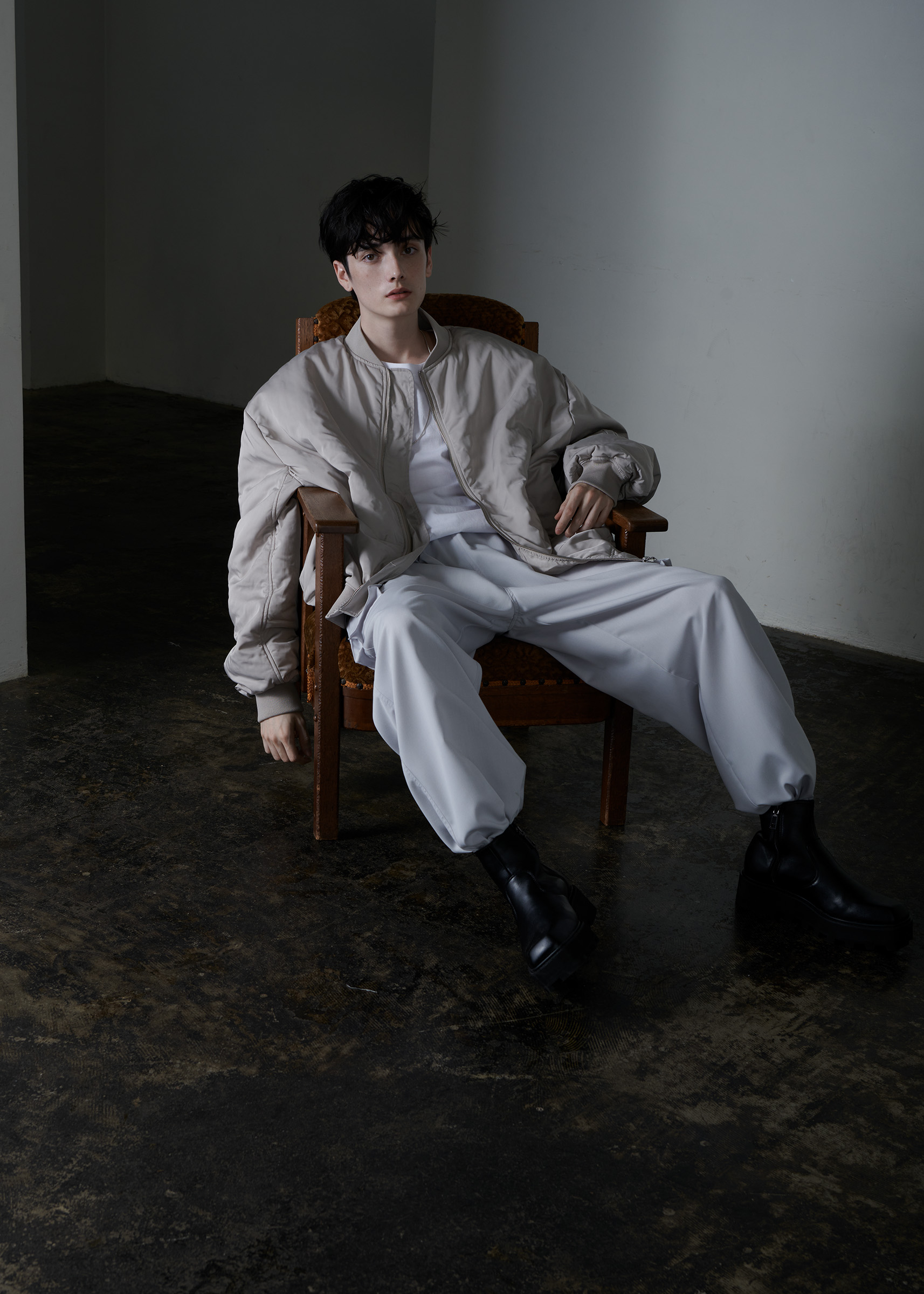 ＊＊ Direction&Styling : Tomohiro Iwagaya / Model : Jay McMillan(image models) / Hair&Make up : Takeshi Katoh / Producer : Ikuya Horiuchi from monomart
